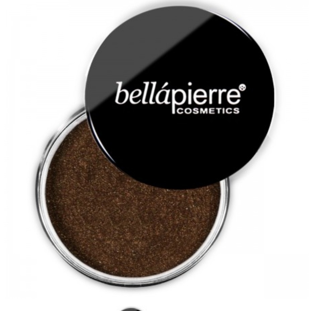 Bellapierre sparkly brown bronze eyeshadow-